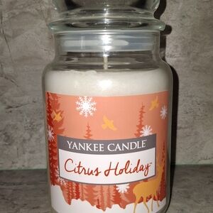 Yankee Candle CITRUS HOLIDAY Large 22oz. Jar RARE & VERY HARD TO FIND!  NEW!